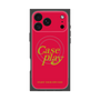 プレミアムスクエアケース with MagSafe［ オリジナル - ENJOY YOUR OWN DAY - レッド ］