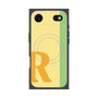 プレミアムスクエアケース with MagSafe［ オリジナル - initial color line - R yellow ］