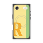 プレミアムスクエアケース with MagSafe［ オリジナル - initial color line - R yellow ］