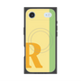 プレミアムスクエアケース with MagSafe［ オリジナル - initial color line - R yellow ］