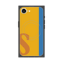 プレミアムスクエアケース with MagSafe［ オリジナル - initial color line - S orange ］