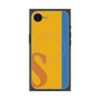 プレミアムスクエアケース with MagSafe［ オリジナル - initial color line - S orange ］