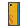 プレミアムスクエアケース with MagSafe［ オリジナル - initial color line - S orange ］