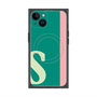 プレミアムスクエアケース with MagSafe［ オリジナル - initial color line - S green ］
