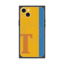 プレミアムスクエアケース with MagSafe［ オリジナル - initial color line - T orange ］