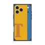 プレミアムスクエアケース with MagSafe［ オリジナル - initial color line - T orange ］