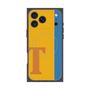 プレミアムスクエアケース with MagSafe［ オリジナル - initial color line - T orange ］