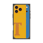 プレミアムスクエアケース with MagSafe［ オリジナル - initial color line - T orange ］