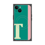 プレミアムスクエアケース with MagSafe［ オリジナル - initial color line - T green ］