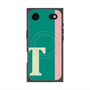 プレミアムスクエアケース with MagSafe［ オリジナル - initial color line - T green ］