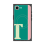 プレミアムスクエアケース with MagSafe［ オリジナル - initial color line - T green ］