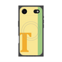 プレミアムスクエアケース with MagSafe［ オリジナル - initial color line - T yellow ］