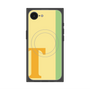 プレミアムスクエアケース with MagSafe［ オリジナル - initial color line - T yellow ］