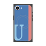 プレミアムスクエアケース with MagSafe［ オリジナル - initial color line - U blue ］