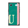 プレミアムスクエアケース with MagSafe［ オリジナル - initial color line - U green ］