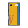 プレミアムスクエアケース with MagSafe［ オリジナル - initial color line - V orange ］