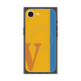 プレミアムスクエアケース with MagSafe［ オリジナル - initial color line - V orange ］