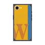 プレミアムスクエアケース with MagSafe［ オリジナル - initial color line - W orange ］
