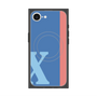 プレミアムスクエアケース with MagSafe［ オリジナル - initial color line - X blue ］