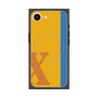 プレミアムスクエアケース with MagSafe［ オリジナル - initial color line - X orange ］