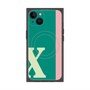 プレミアムスクエアケース with MagSafe［ オリジナル - initial color line - X green ］