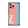 プレミアムスクエアケース with MagSafe［ オリジナル - initial color line - Z pink ］