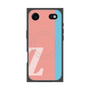 プレミアムスクエアケース with MagSafe［ オリジナル - initial color line - Z pink ］
