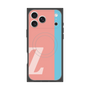 プレミアムスクエアケース with MagSafe［ オリジナル - initial color line - Z pink ］