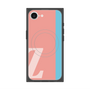 プレミアムスクエアケース with MagSafe［ オリジナル - initial color line - Z pink ］