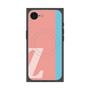 プレミアムスクエアケース with MagSafe［ オリジナル - initial color line - Z pink ］