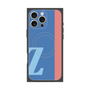 プレミアムスクエアケース with MagSafe［ オリジナル - initial color line - Z blue ］