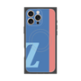 プレミアムスクエアケース with MagSafe［ オリジナル - initial color line - Z blue ］