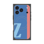 プレミアムスクエアケース with MagSafe［ オリジナル - initial color line - Z blue ］