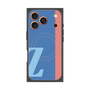 プレミアムスクエアケース with MagSafe［ オリジナル - initial color line - Z blue ］