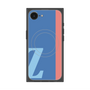 プレミアムスクエアケース with MagSafe［ オリジナル - initial color line - Z blue ］