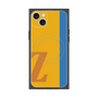 プレミアムスクエアケース with MagSafe［ オリジナル - initial color line - Z orange ］