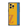 プレミアムスクエアケース with MagSafe［ オリジナル - initial color line - Z orange ］