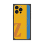 プレミアムスクエアケース with MagSafe［ オリジナル - initial color line - Z orange ］