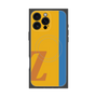 プレミアムスクエアケース with MagSafe［ オリジナル - initial color line - Z orange ］