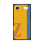 プレミアムスクエアケース with MagSafe［ オリジナル - initial color line - Z orange ］