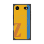 プレミアムスクエアケース with MagSafe［ オリジナル - initial color line - Z orange ］