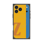 プレミアムスクエアケース with MagSafe［ オリジナル - initial color line - Z orange ］