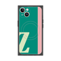 プレミアムスクエアケース with MagSafe［ オリジナル - initial color line - Z green ］