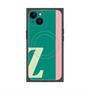 プレミアムスクエアケース with MagSafe［ オリジナル - initial color line - Z green ］