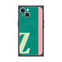 プレミアムスクエアケース with MagSafe［ オリジナル - initial color line - Z green ］