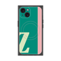 プレミアムスクエアケース with MagSafe［ オリジナル - initial color line - Z green ］