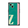 プレミアムスクエアケース with MagSafe［ オリジナル - initial color line - Z green ］