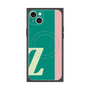 プレミアムスクエアケース with MagSafe［ オリジナル - initial color line - Z green ］