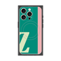 プレミアムスクエアケース with MagSafe［ オリジナル - initial color line - Z green ］