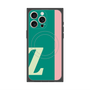 プレミアムスクエアケース with MagSafe［ オリジナル - initial color line - Z green ］